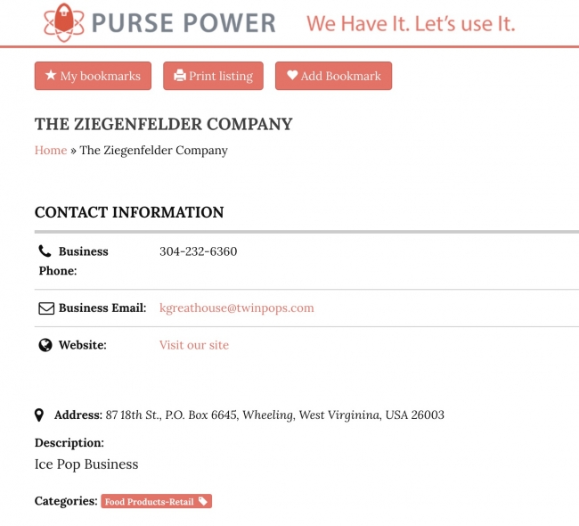 Photo for The Ziegenfelder Company Joins Purse Power